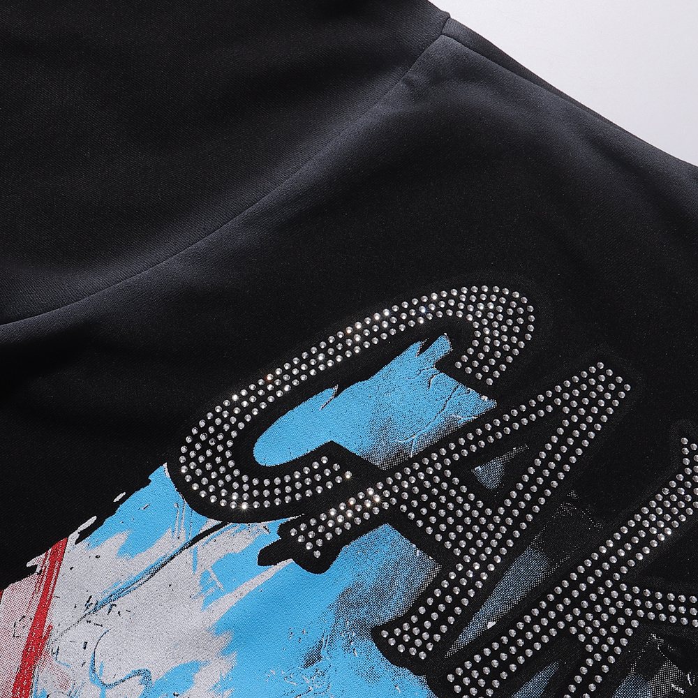 MAJESTIK Carnival Graphic Cropped T-Shirt